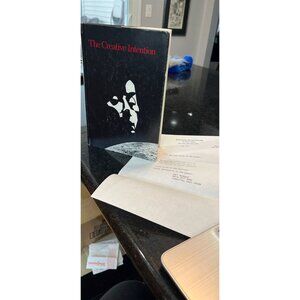 Vtg THE CREATIVE INTENTION By Earl Hubbard - Hardcover Original Art Dust Cover